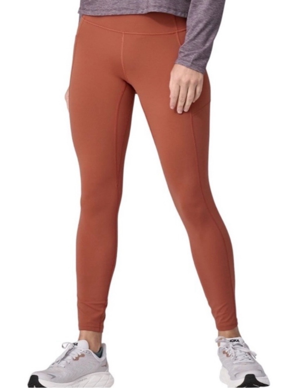 Patagonia Women's Maipo 7/8 Stash Tights Burl Red Size Large NWT - Picture 2 of 6